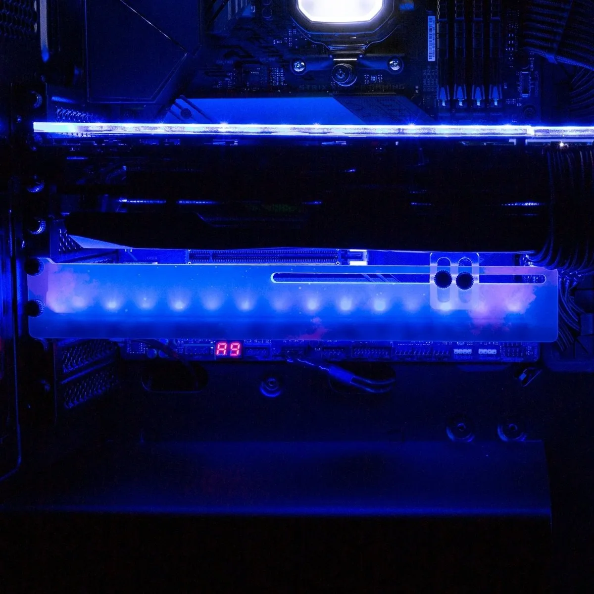 Catching The Moon RGB GPU Support Bracket