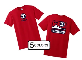 Chap Soccer Basic MOUNTAIN Tee- Matte or Glitter Chap Soccer Basic MOUNTAIN Tee- Matte or Glitter