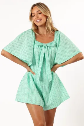 Chelsea Romper - Mint Green Chelsea Romper - Mint Green