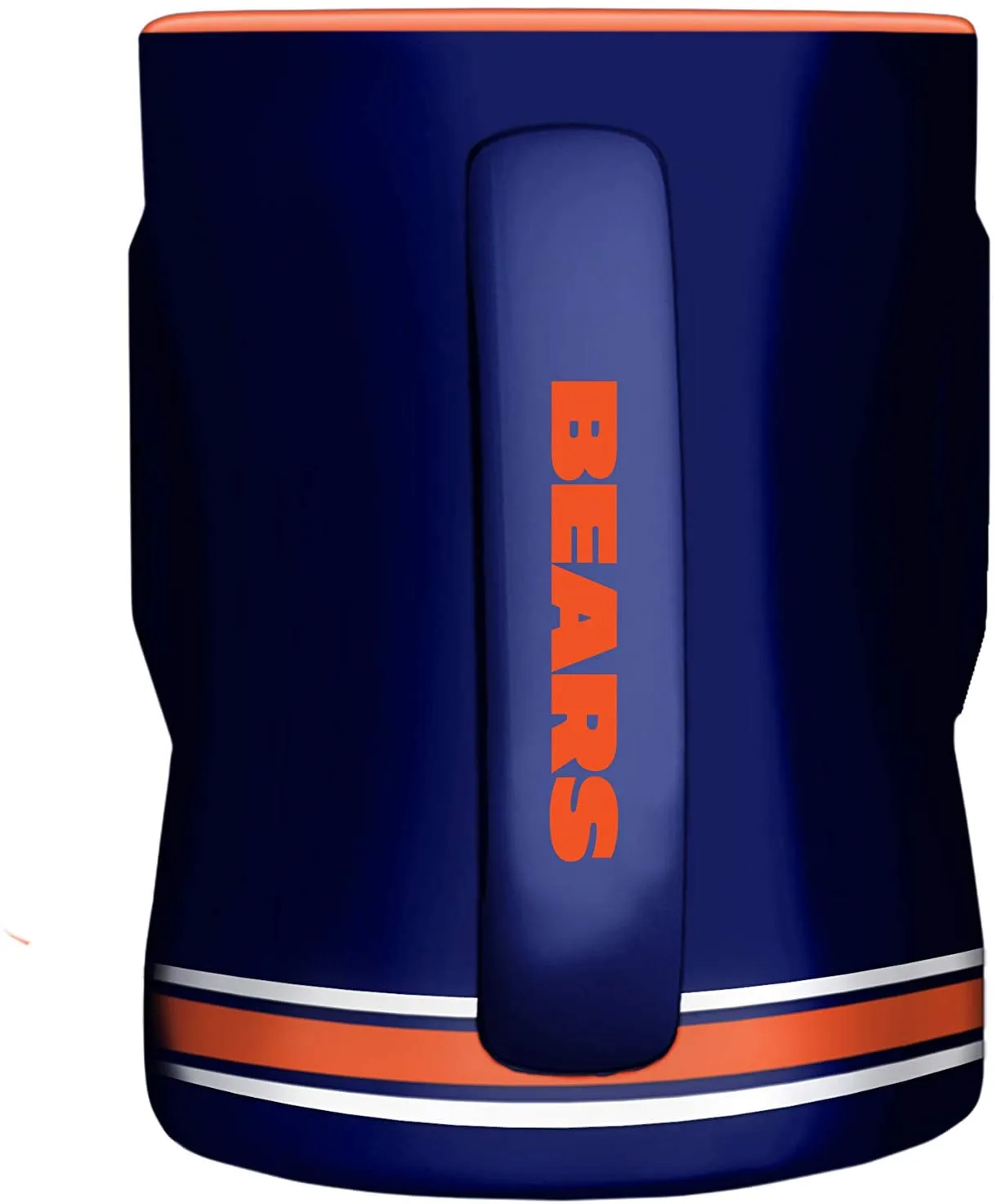 Chicago Bears Primary Logo Navy Orange NFL Football 14oz Sculpted C-Handle Mug