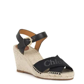 Chloe Piia Espadrille Wedge, Black Chloe Piia Espadrille Wedge, Black