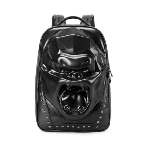 Cool Unisexs 3D Skull Backpack ,Angry King Kong Backpack , Studded Large Volumn Laptop Backpack Cool Unisexs 3D Skull Backpack ,Angry King Kong Backpack , Studded Large Volumn Laptop Backpack