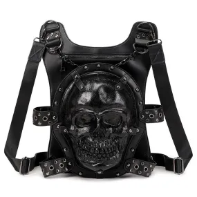 Cool Unisexs 3D Skull Backpack ,Leisure Backpack , Chain Handle Bag Cool Unisexs 3D Skull Backpack ,Leisure Backpack , Chain Handle Bag