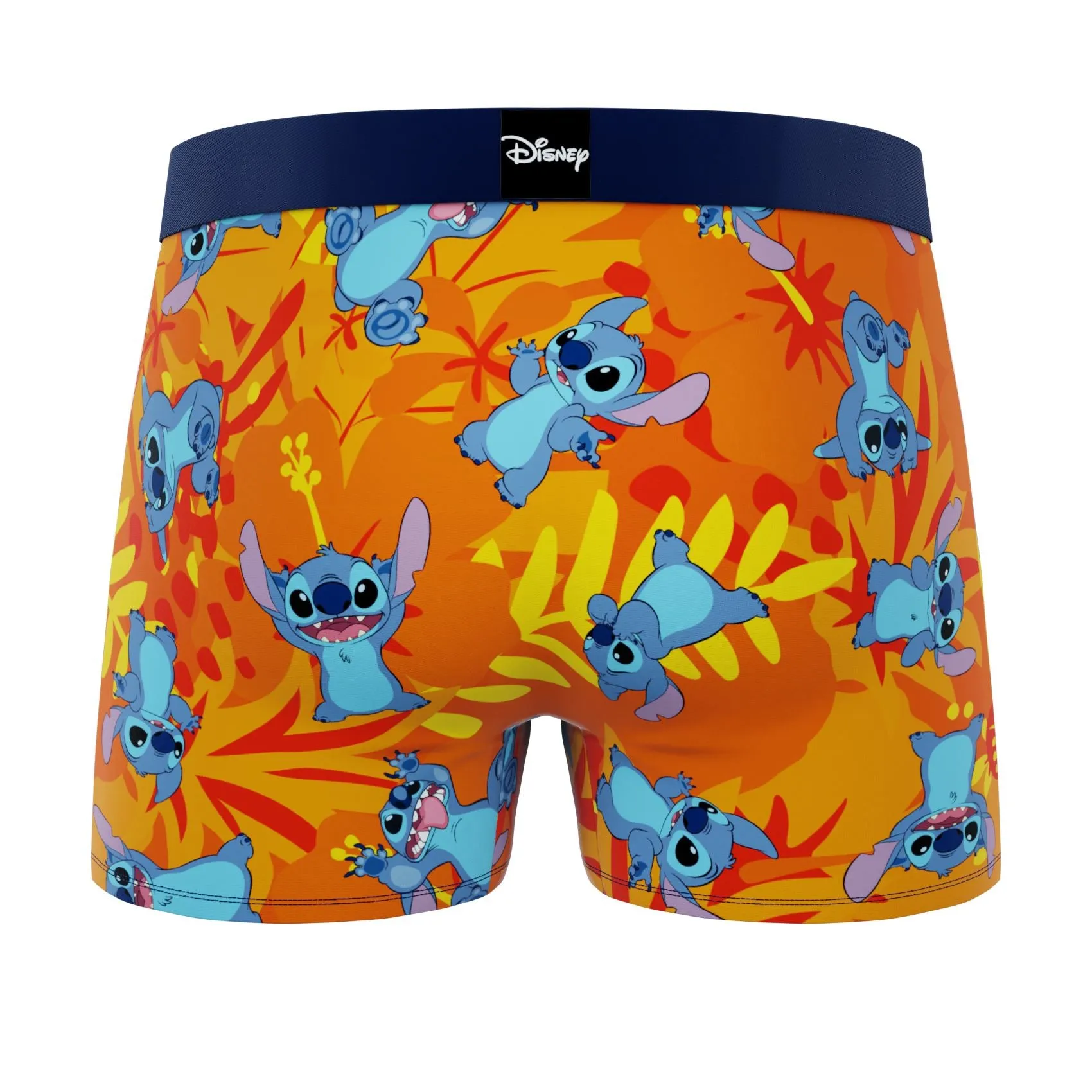 CRAZYBOXER Disney Tropical Stitch Men's Boxer Briefs (3 Pack)