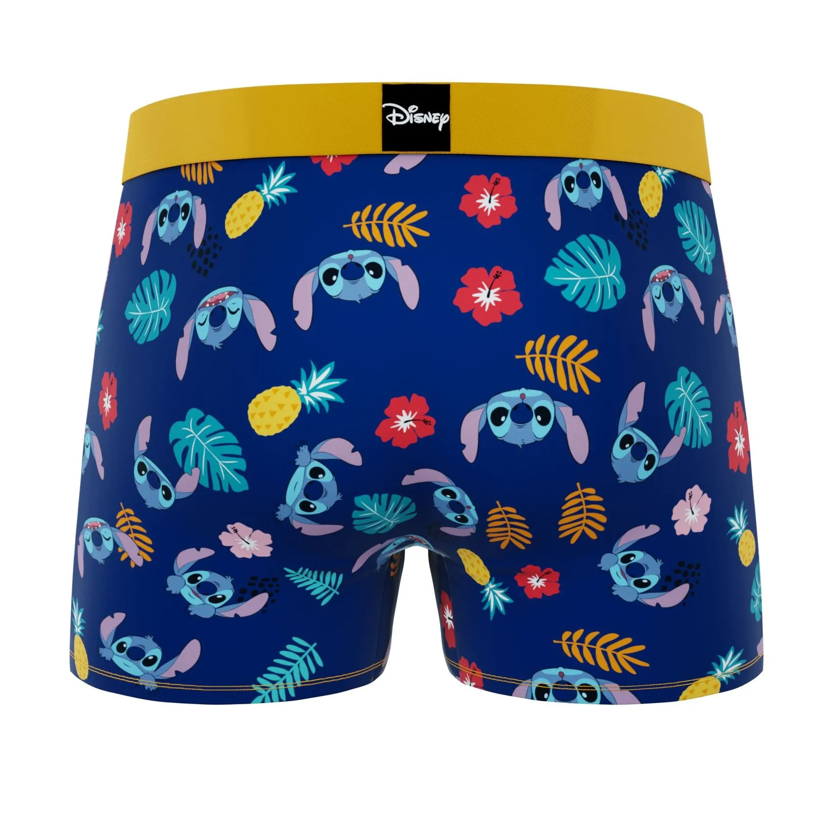 CRAZYBOXER Disney Tropical Stitch Men's Boxer Briefs (3 Pack)