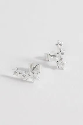 CZ Star Crawler Stud Earrings CZ Star Crawler Stud Earrings