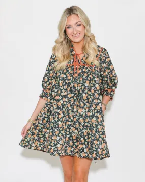 Ditzy Floral Drawstring Dress Ditzy Floral Drawstring Dress