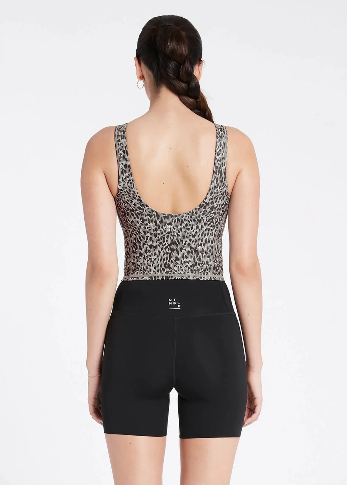 Double Or Nothing Tank - Glacier Leopard