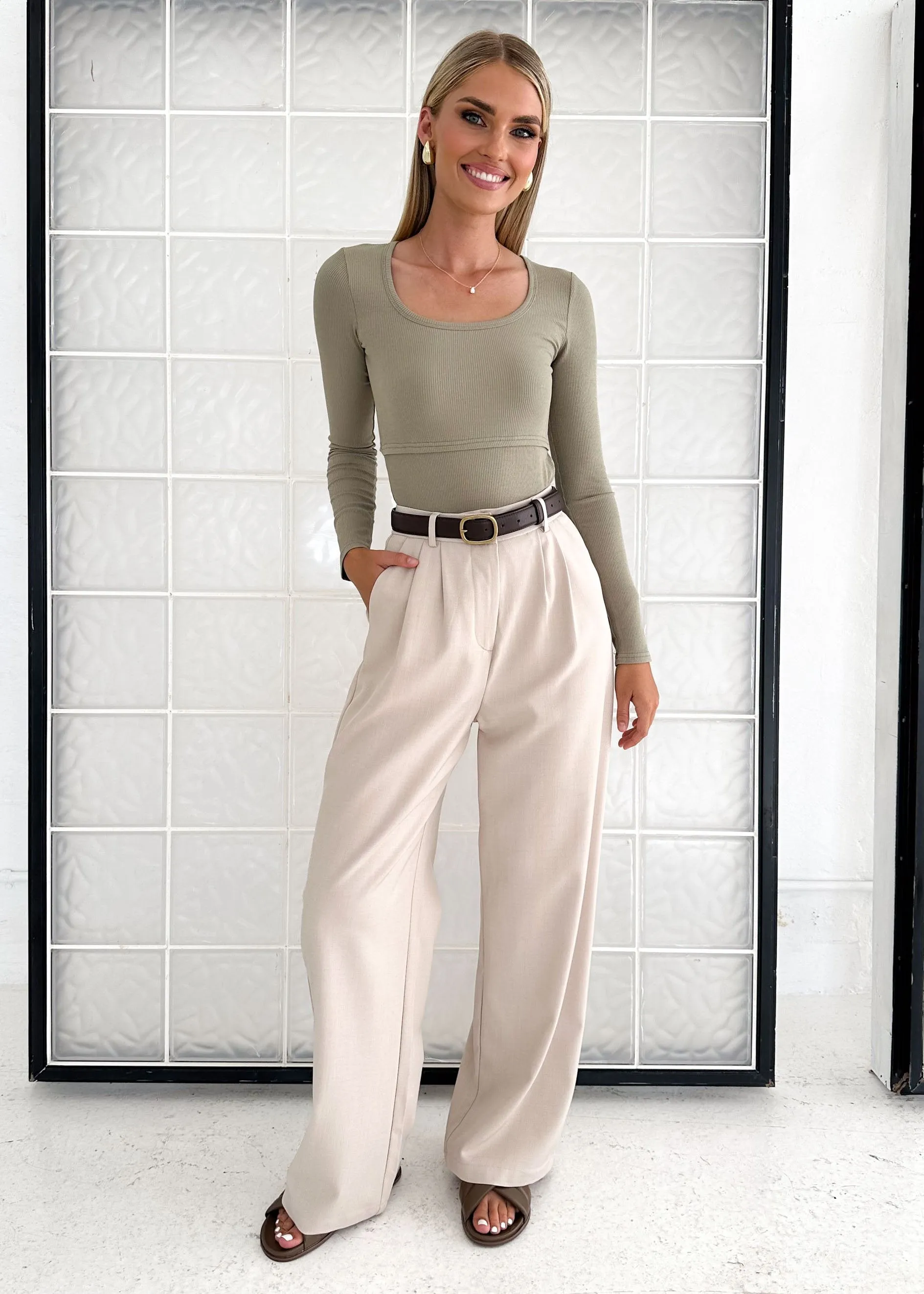 Dulter Top - Khaki