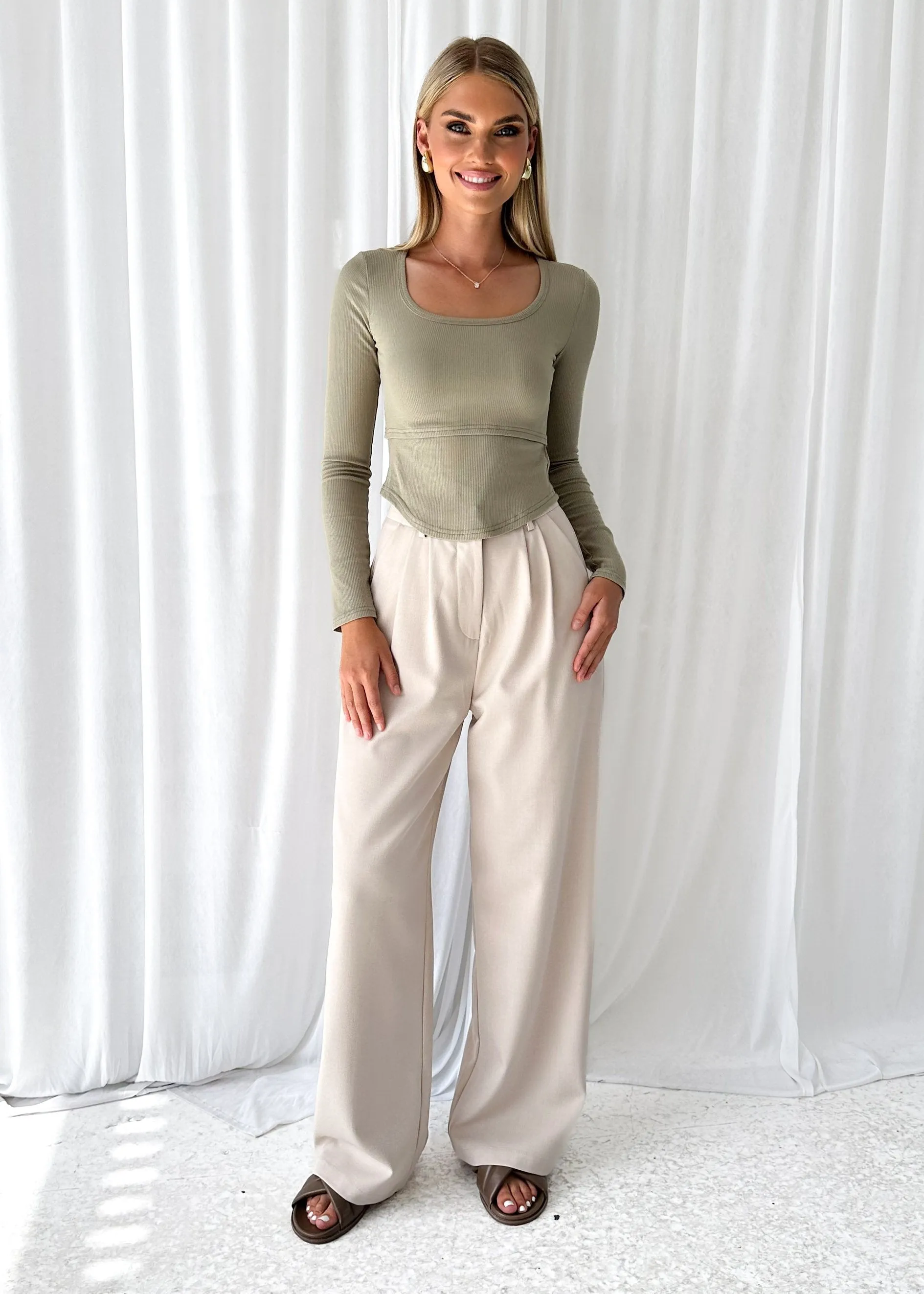 Dulter Top - Khaki