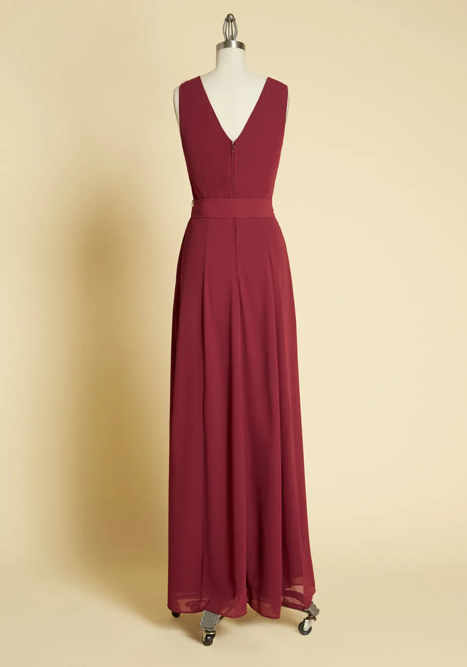 Effortless Elegance Faux-Wrap Dress