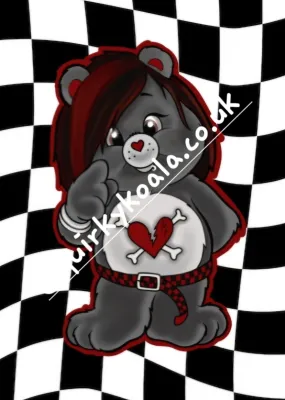 Emo Bear Fluffy Blanket Emo Bear Fluffy Blanket