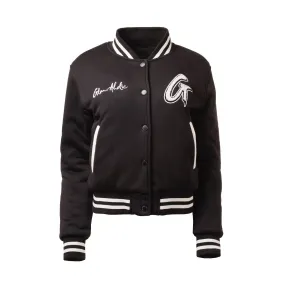 ESSENTIAL VARSITY JACKET BLACK ESSENTIAL VARSITY JACKET BLACK