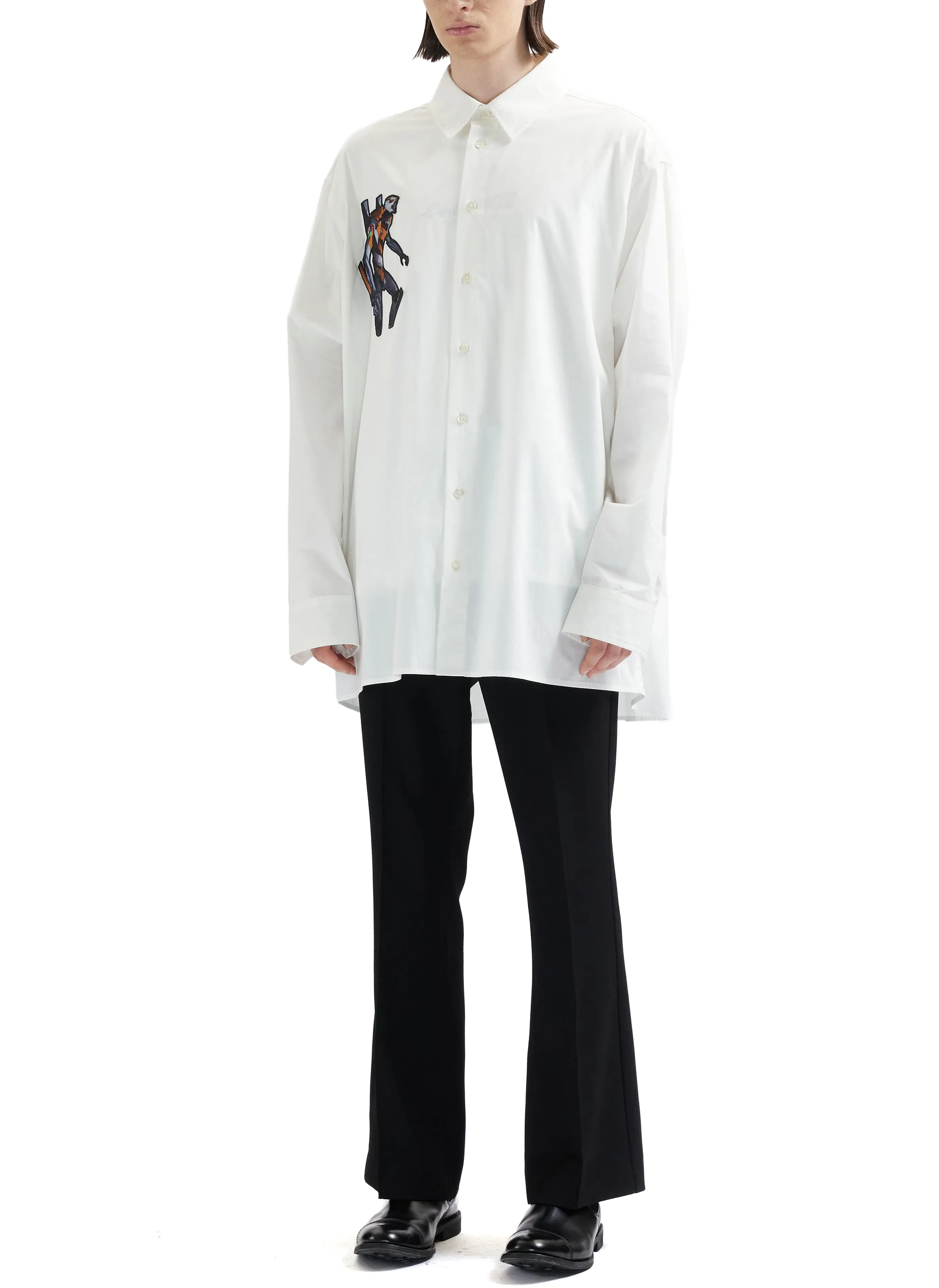 Eva Ayanami Embroidery Shirt