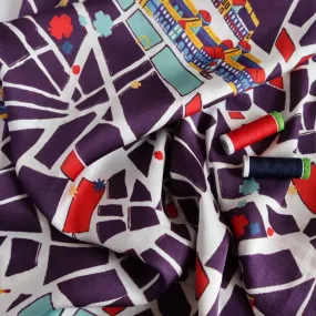 Ex-Designer - Eiffel Towel TENCEL™ Cupro Sateen Ex-Designer - Eiffel Towel TENCEL™ Cupro Sateen