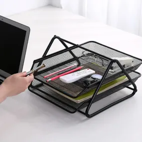File organizer for office table desktop mesh metal desk organiser File organizer for office table desktop mesh metal desk organiser