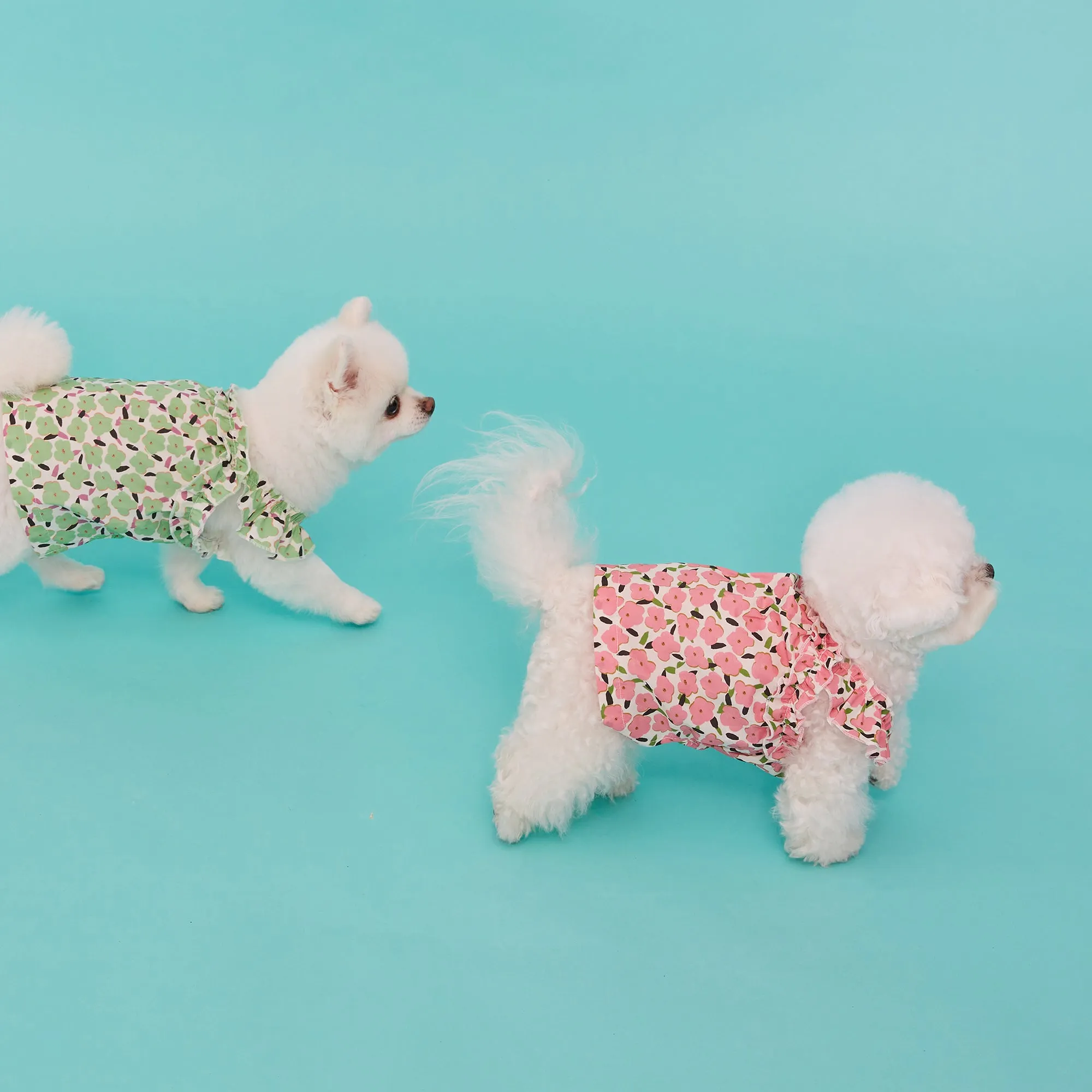 Floral Escapades Tank - Green