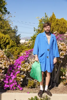 French Blue Linen Klepto Jacket French Blue Linen Klepto Jacket