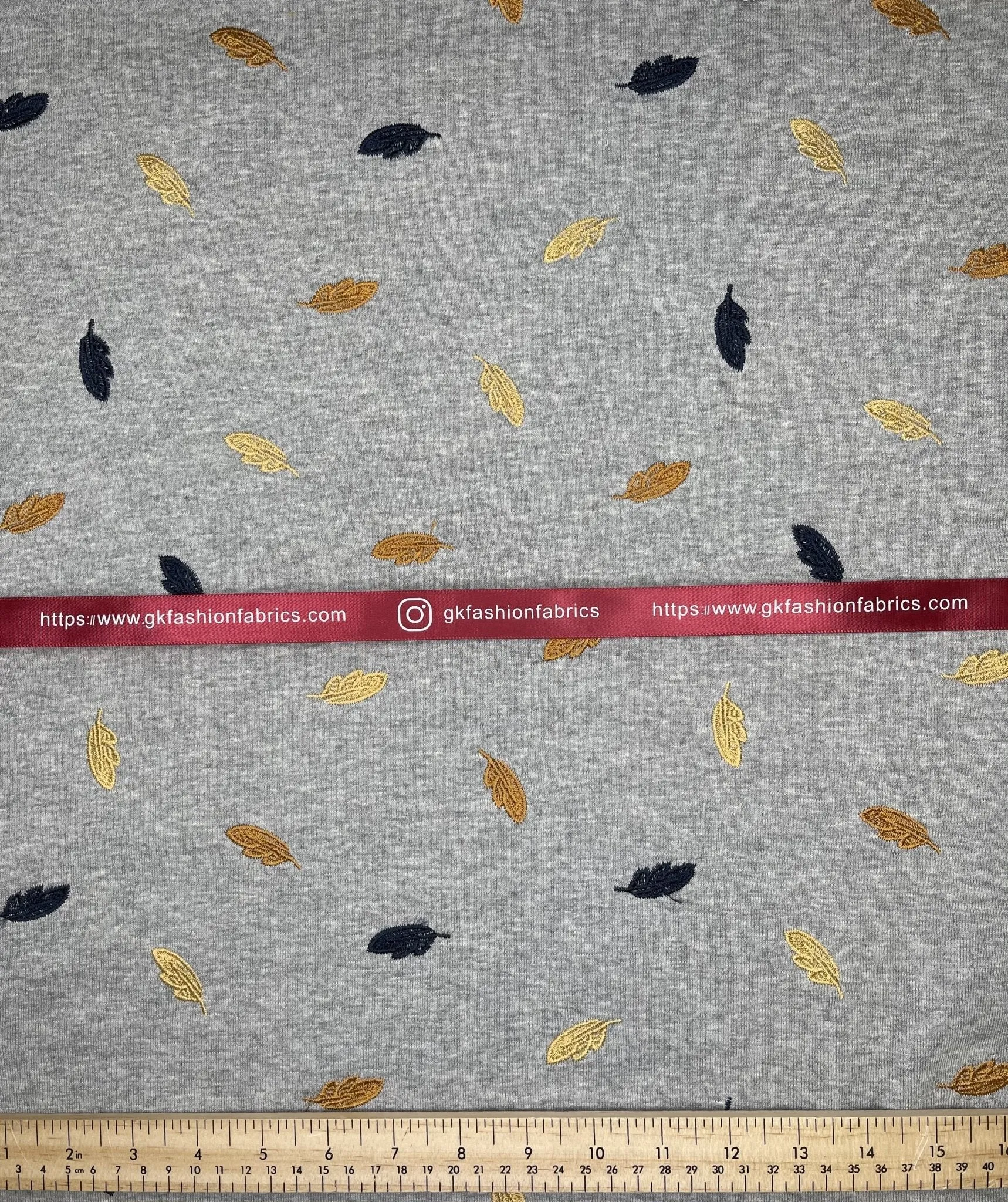 French Terry with Embroidery