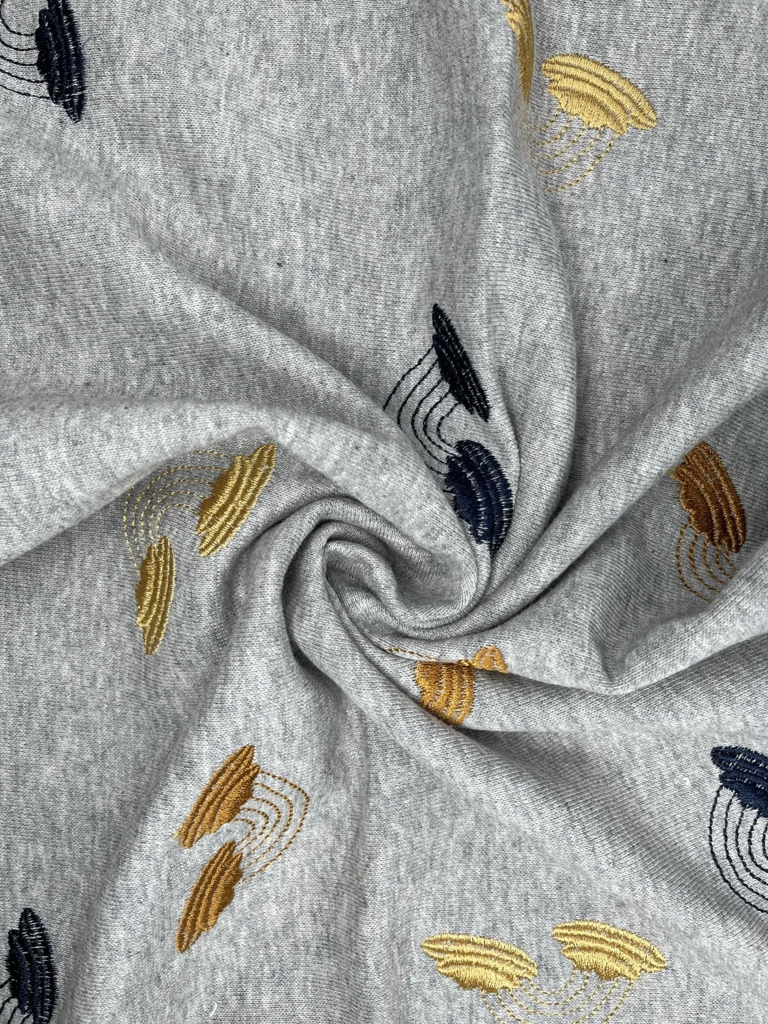 French Terry with Embroidery