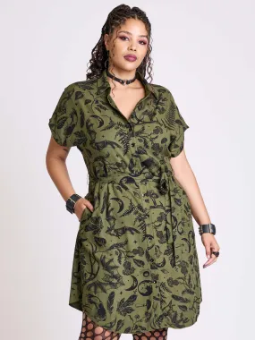 Garden Witch Shirt Dress Garden Witch Shirt Dress