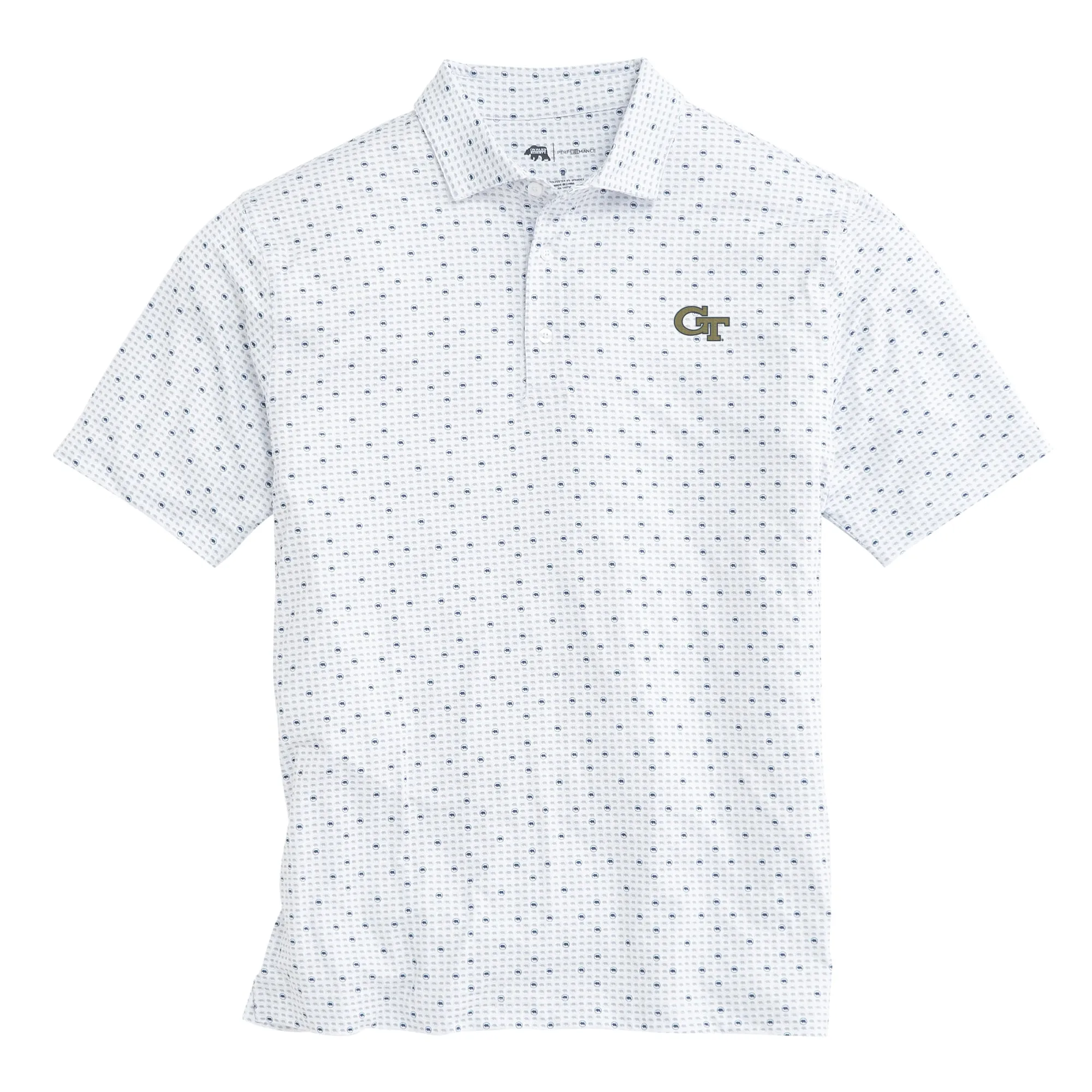 Georgia Tech Tour Logo Printed Performance Polo