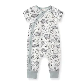 Gone Fishing Zipper Romper Gone Fishing Zipper Romper