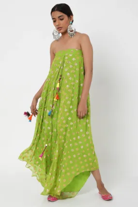 Green Embroidered Jumpsuit Green Embroidered Jumpsuit