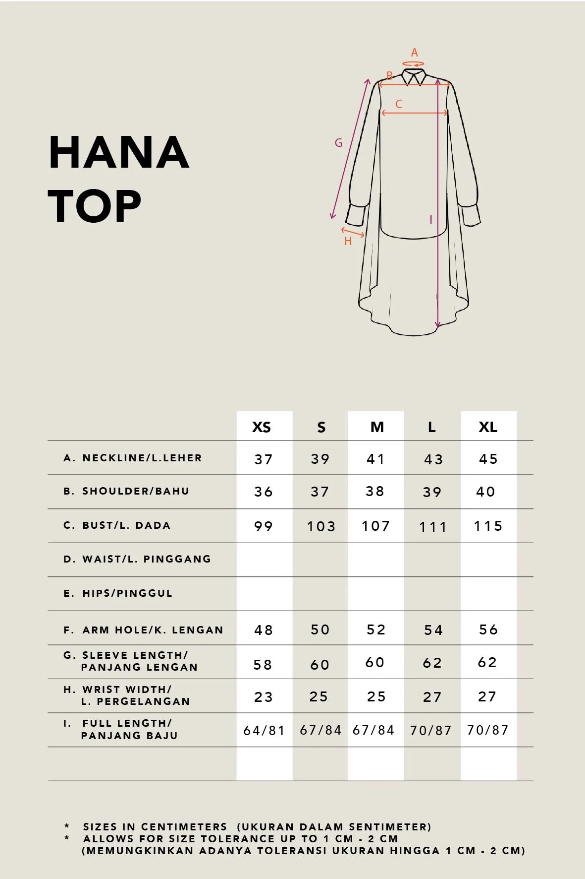 HANA EMBROIDERY TOP SUNSET BLUSH