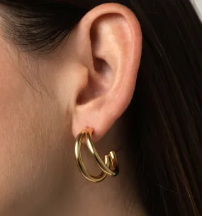 Harper Double Hoop Earrings Harper Double Hoop Earrings