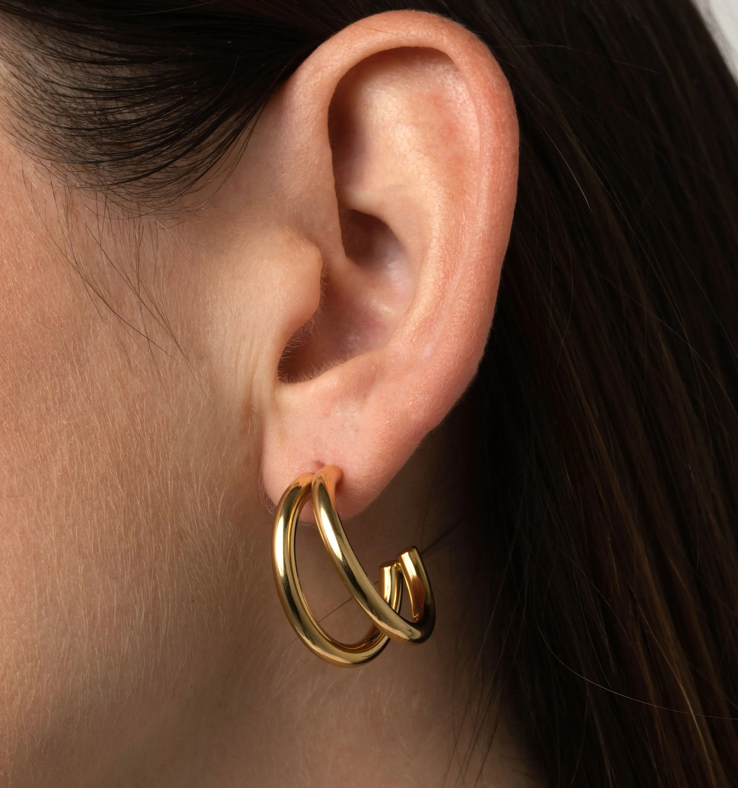 Harper Double Hoop Earrings