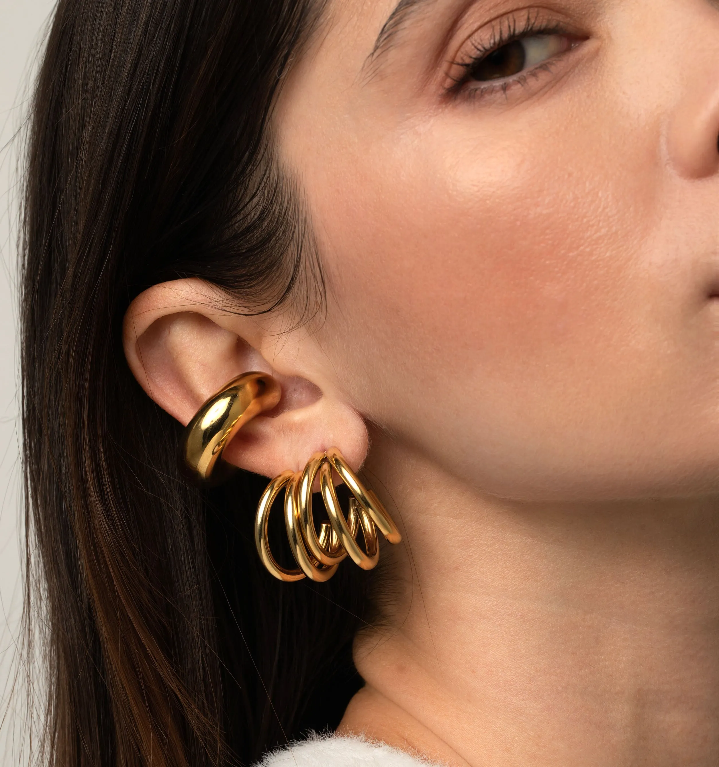 Harper Double Hoop Earrings
