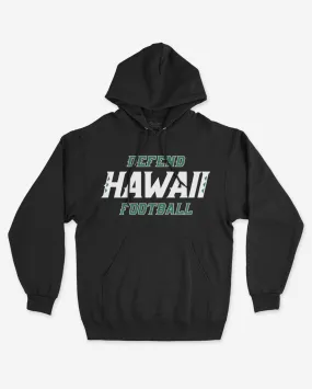 HAWAI'I DEFENDERS '24 Black Pullover Hoodie HAWAI'I DEFENDERS '24 Black Pullover Hoodie