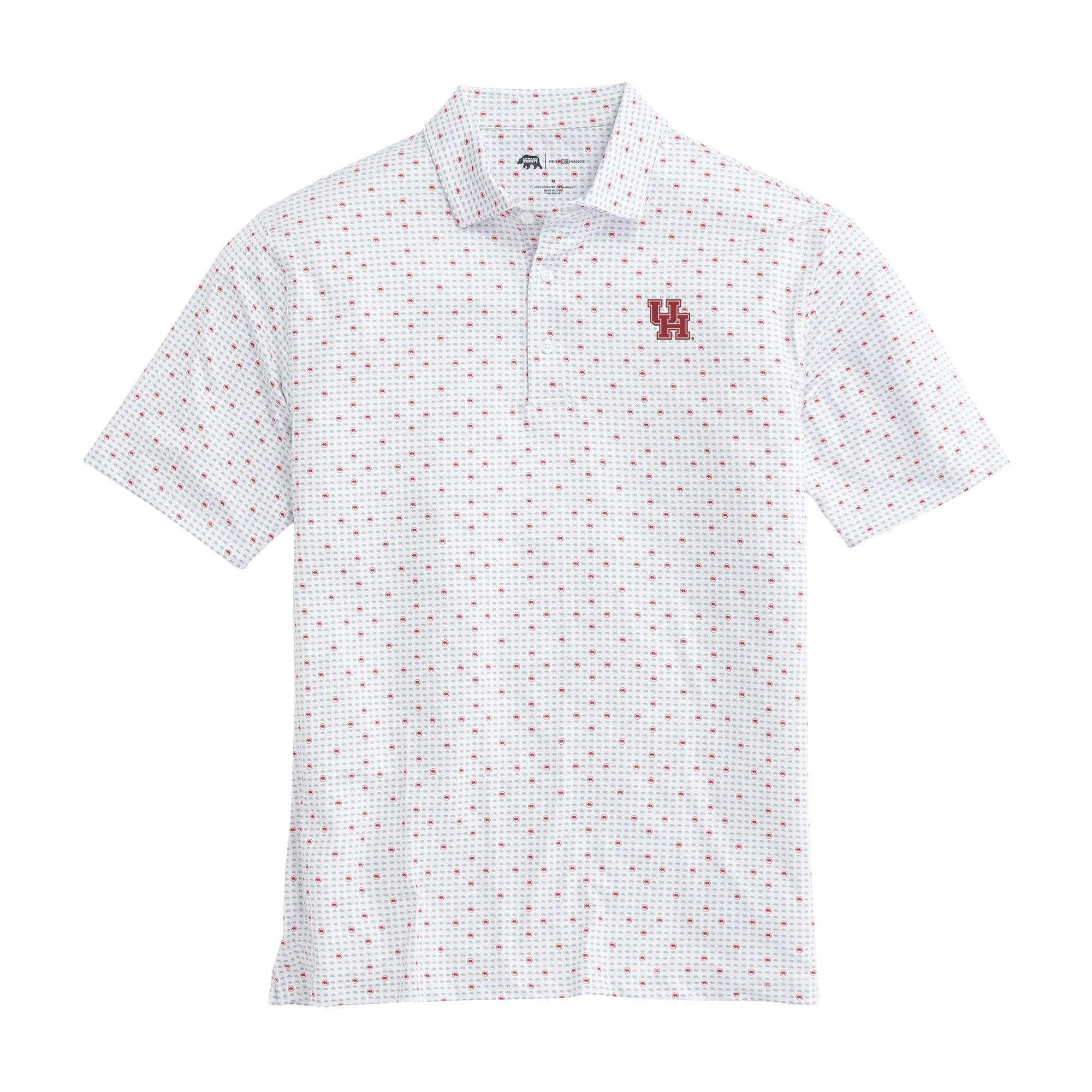 Houston Tour Logo Printed Performance Polo
