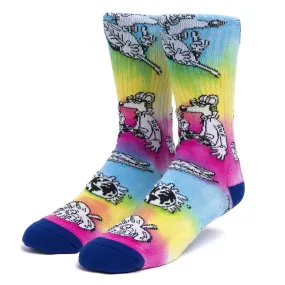 Huf x S Harrington Crew Socks / Tie Dye Huf x S Harrington Crew Socks / Tie Dye