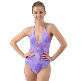 I Need Space Tie Halter One Piece Swimsuit I Need Space Tie Halter One Piece Swimsuit