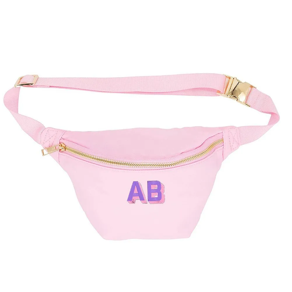 Initialed Shadow Block Letters Fanny Pack