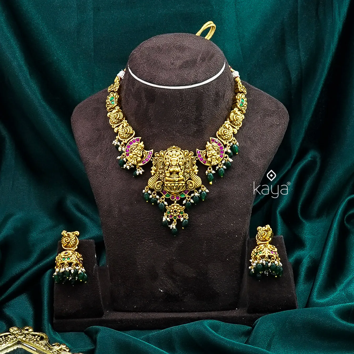 KK101203 - Antique Temple Choker  Necklace set
