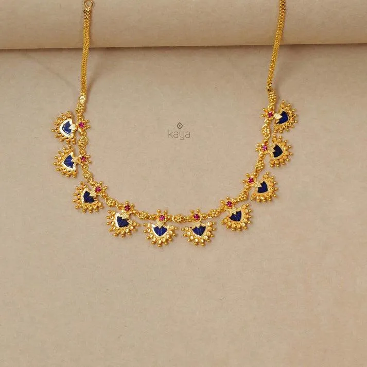 KY101006 - Palakka Short Haram Necklace