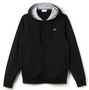Lacoste Full-Zip Hoodie - BLACK Lacoste Full-Zip Hoodie - BLACK