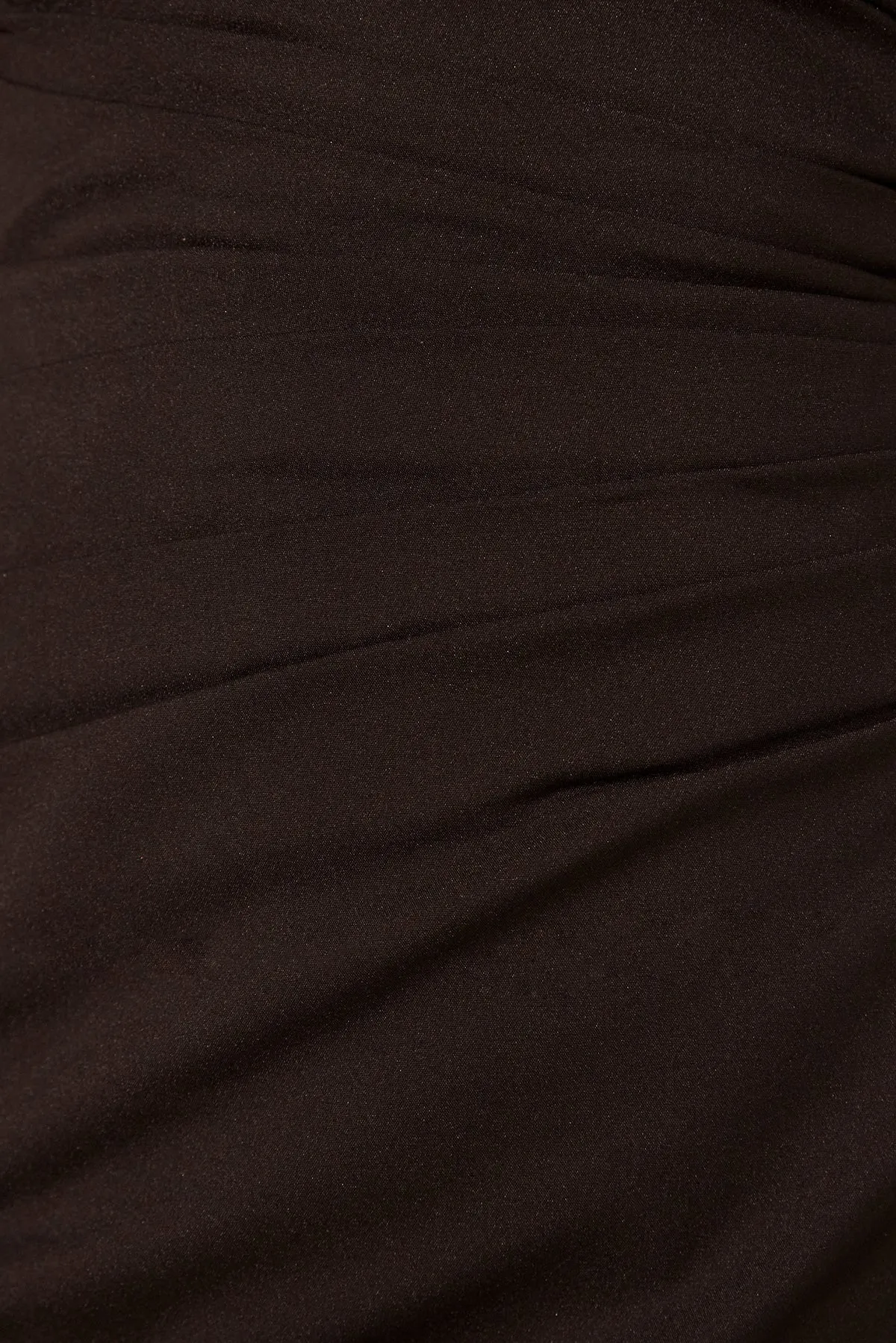 LANI CROSS FRONT RUCHED MAXI DRESS - BLACK