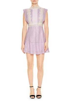 Lilac Peaches Lace Mini Dress Lilac Peaches Lace Mini Dress