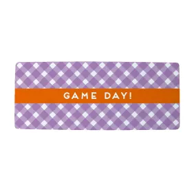 Long Serving Board - Game Day! Purple/Orange Long Serving Board - Game Day! Purple/Orange