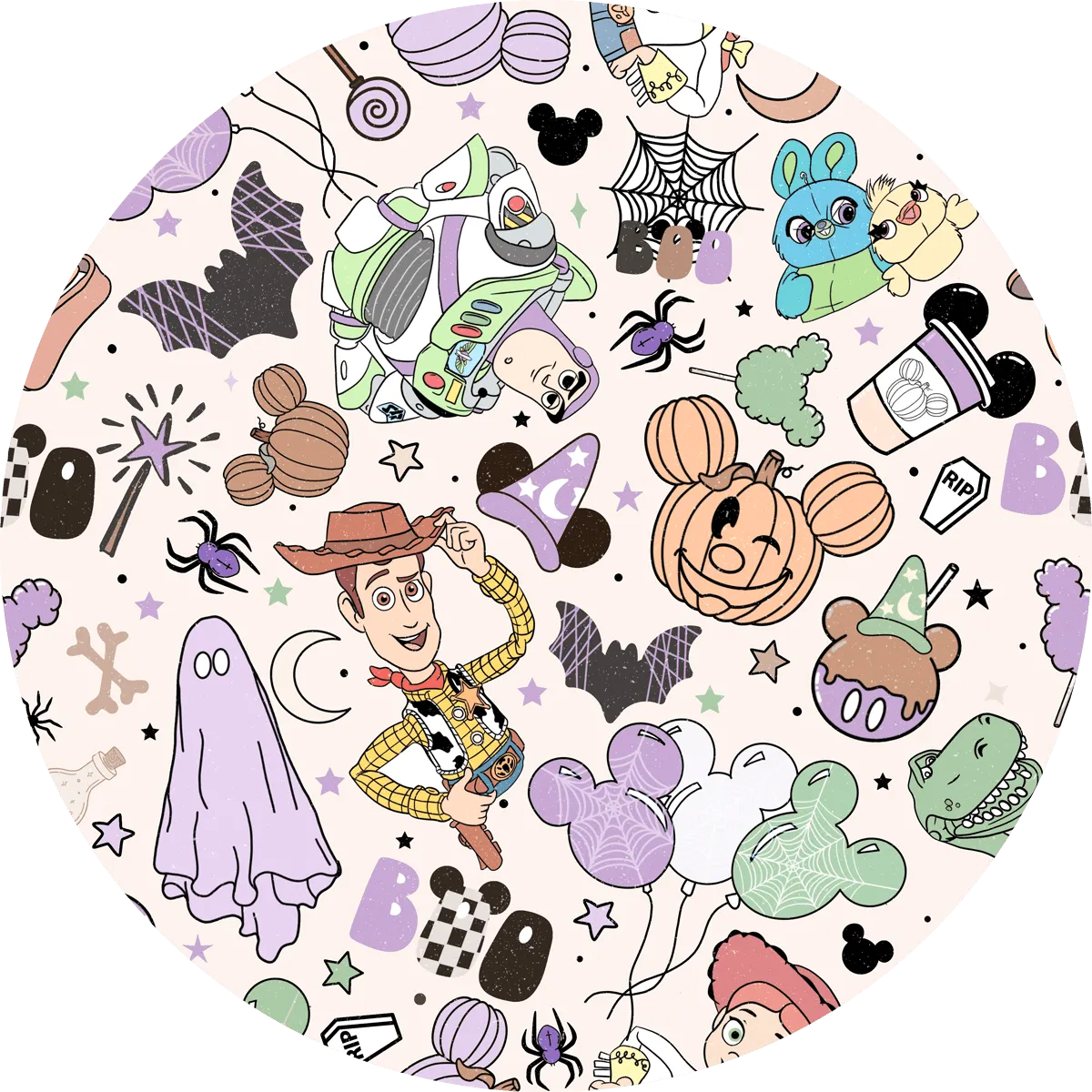 Magic Halloween Spooky Toys - Bamboo Shorty Romper