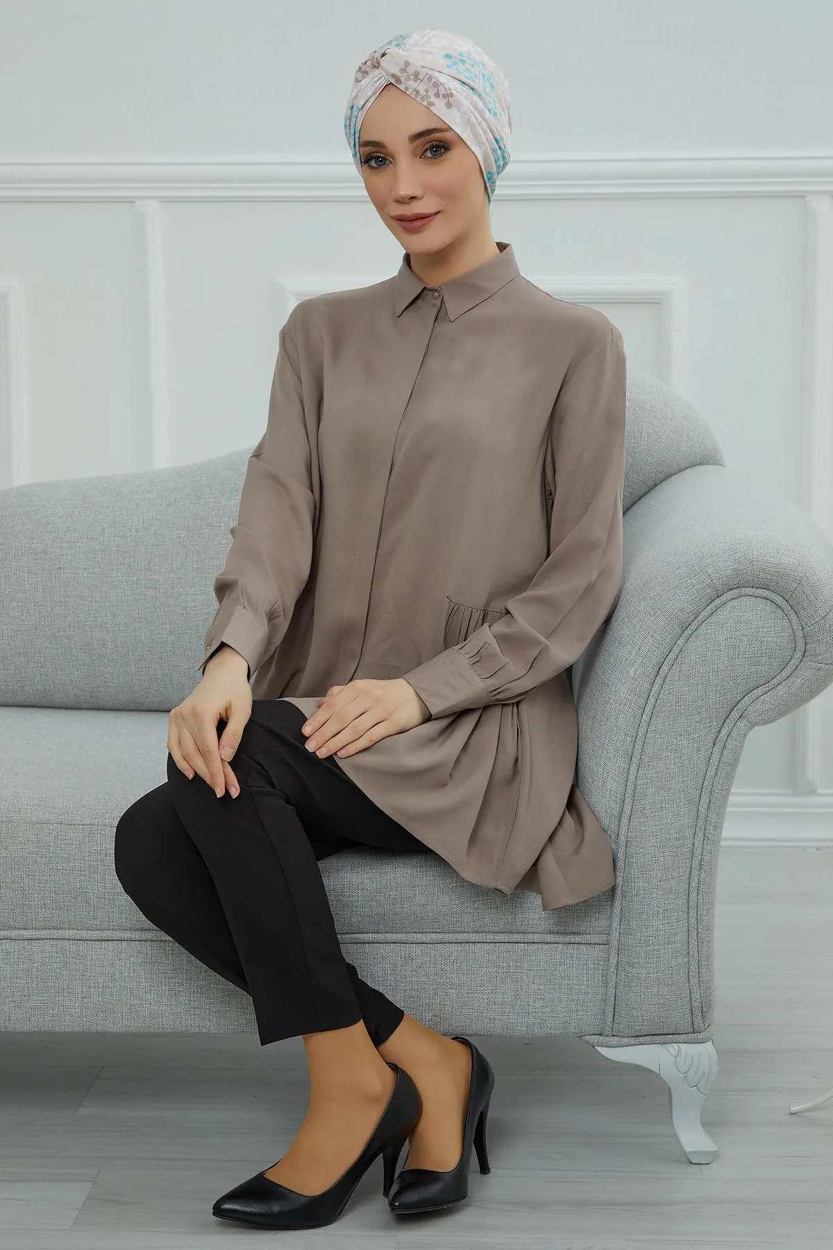 Maharajah Style Instant Turban with Various Pattern Options, Flexible Patterned Turban Bonnet Head Wrap made from Soft Cotton,B-4YD