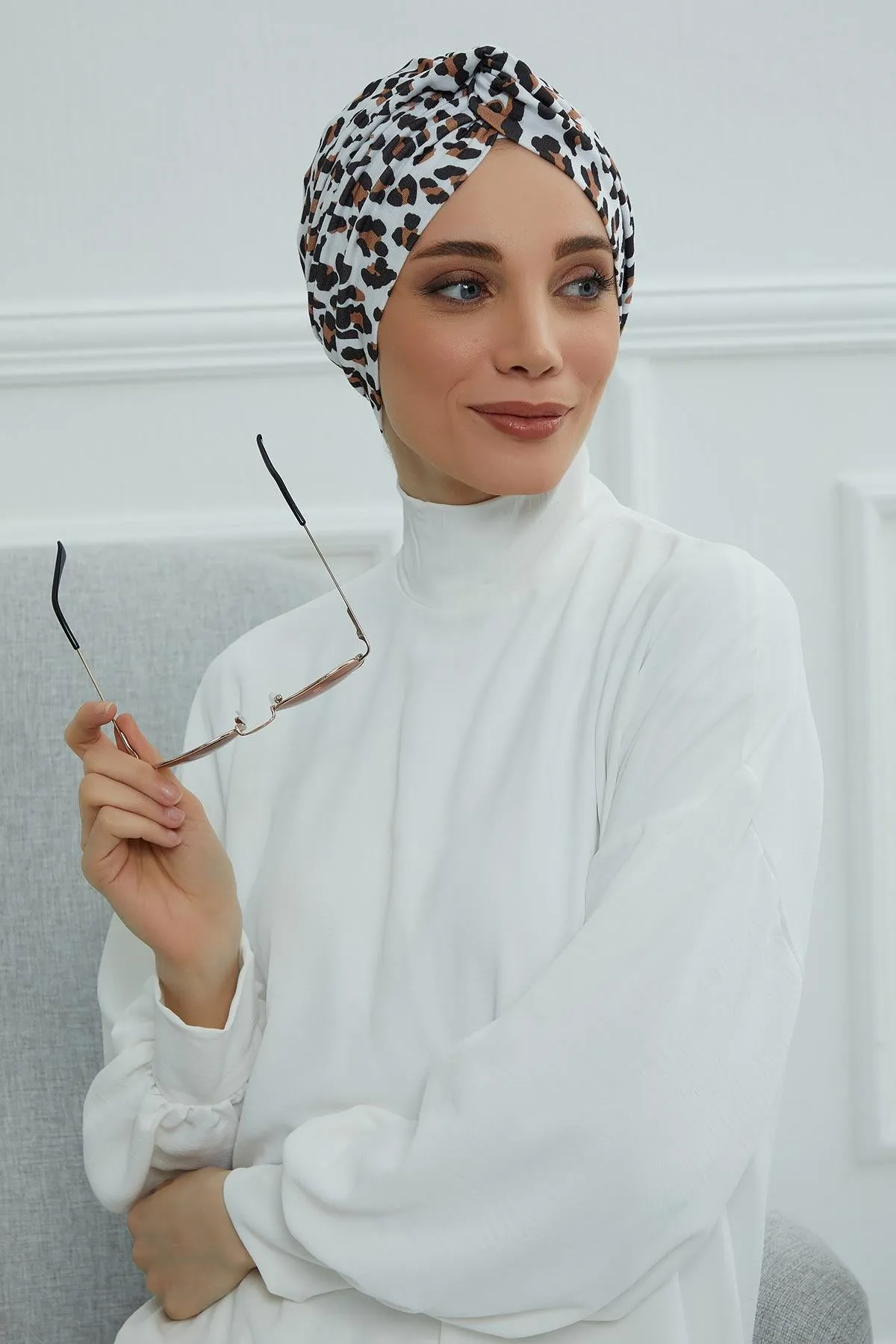 Maharajah Style Instant Turban with Various Pattern Options, Flexible Patterned Turban Bonnet Head Wrap made from Soft Cotton,B-4YD