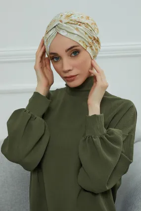 Maharajah Style Instant Turban with Various Pattern Options, Flexible Patterned Turban Bonnet Head Wrap made from Soft Cotton,B-4YD Maharajah Style Instant Turban with Various Pattern Options, Flexible Patterned Turban Bonnet Head Wrap made from Soft Cotton,B-4YD