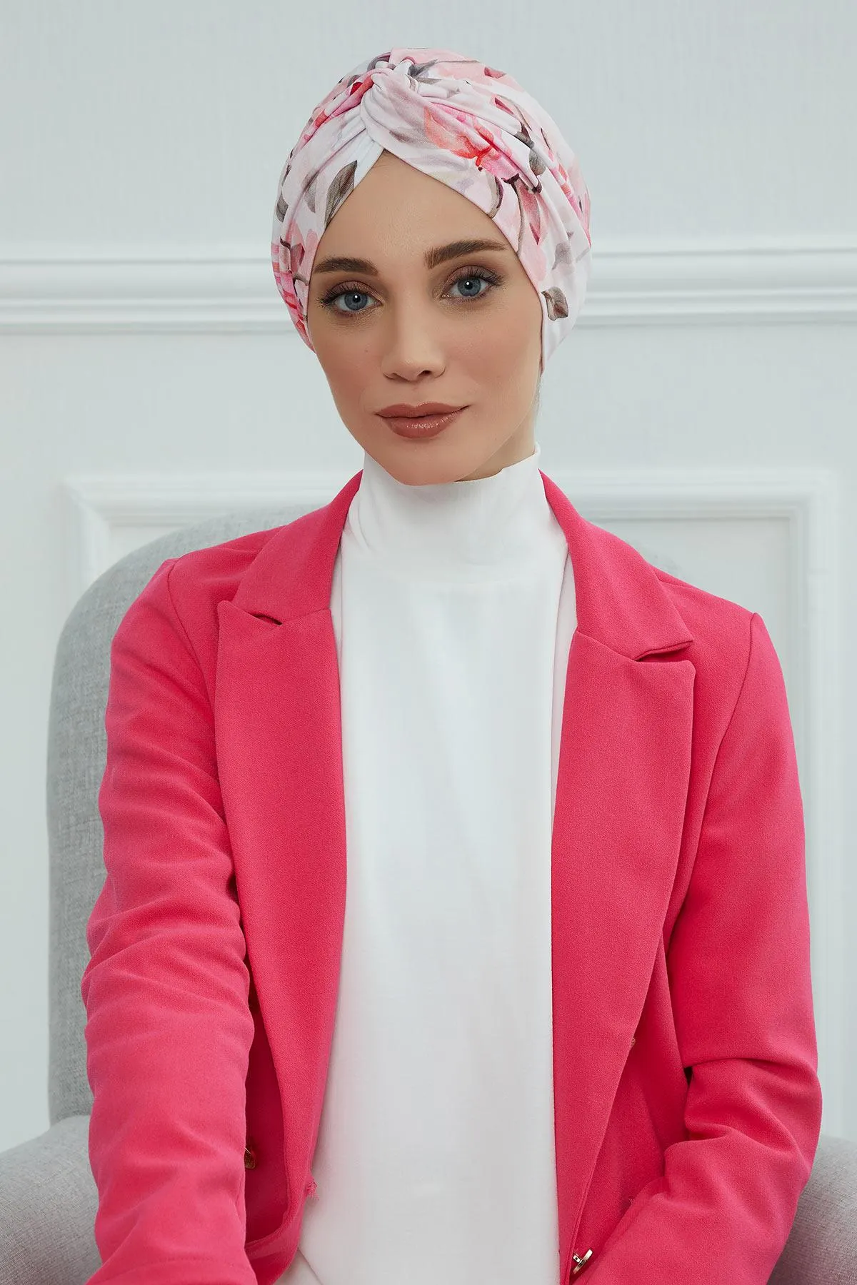 Maharajah Style Instant Turban with Various Pattern Options, Flexible Patterned Turban Bonnet Head Wrap made from Soft Cotton,B-4YD