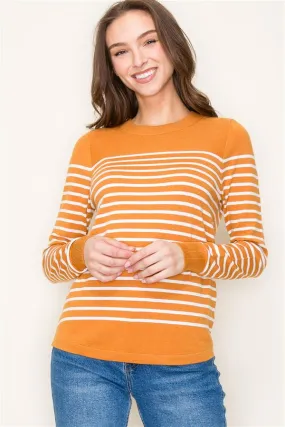 Marigold Striped Pullover Marigold Striped Pullover
