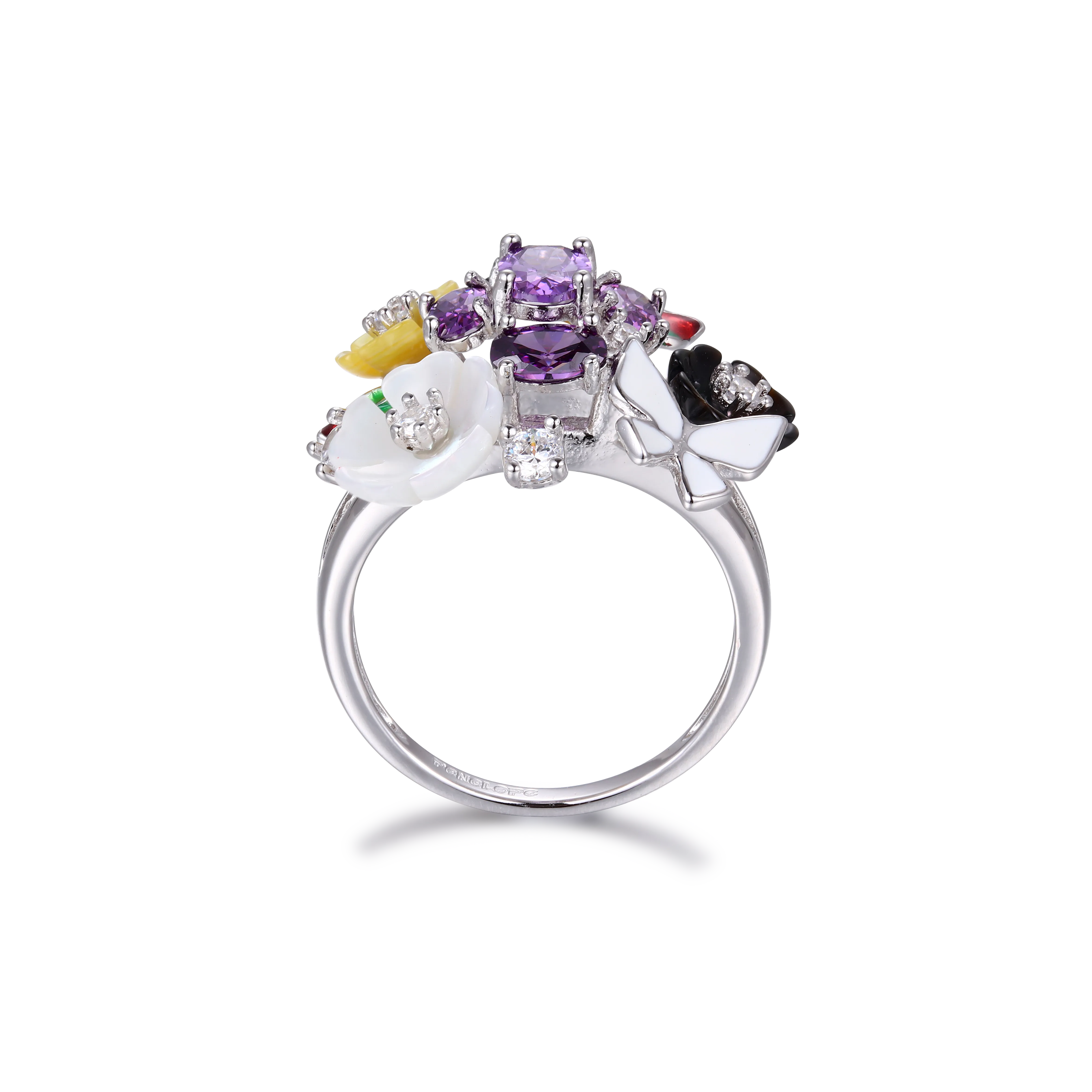 Mauve Full Bloom Ring